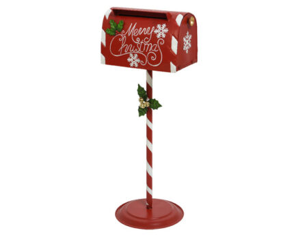 3 FT Merry Christmas Mailbox